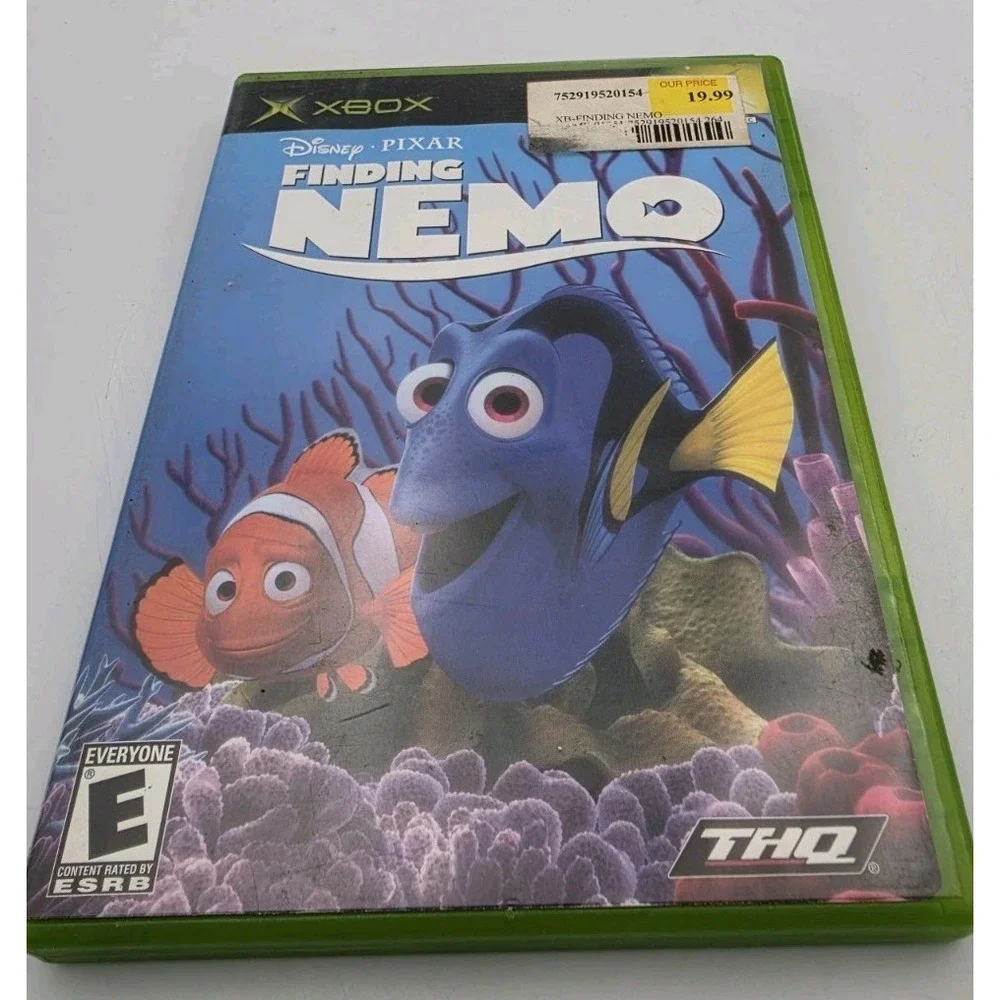 Finding Nemo Disney Pixar Microsoft Xbox Game NTSC-U/C Complete CIB Tested